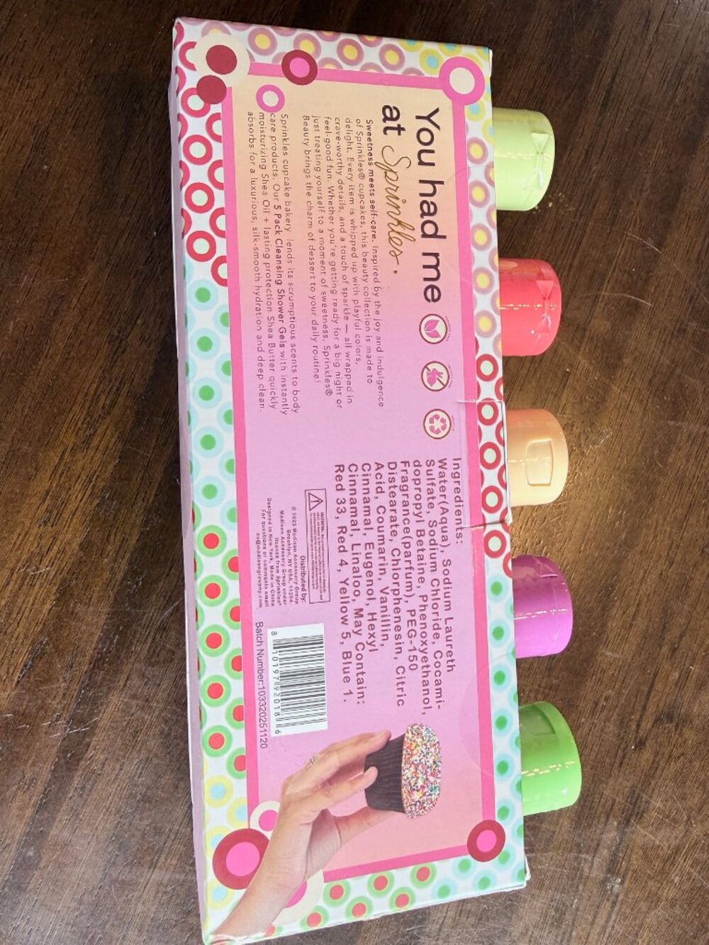 Sprinkles 5 pk Scented Shower/Bath Gels (Shea Oil) ---> FREE SHIPPING - Picture 2 of 5